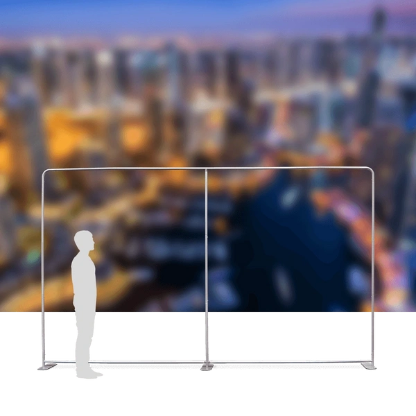 Stretch Fabric Wall Straight - 4m Frame